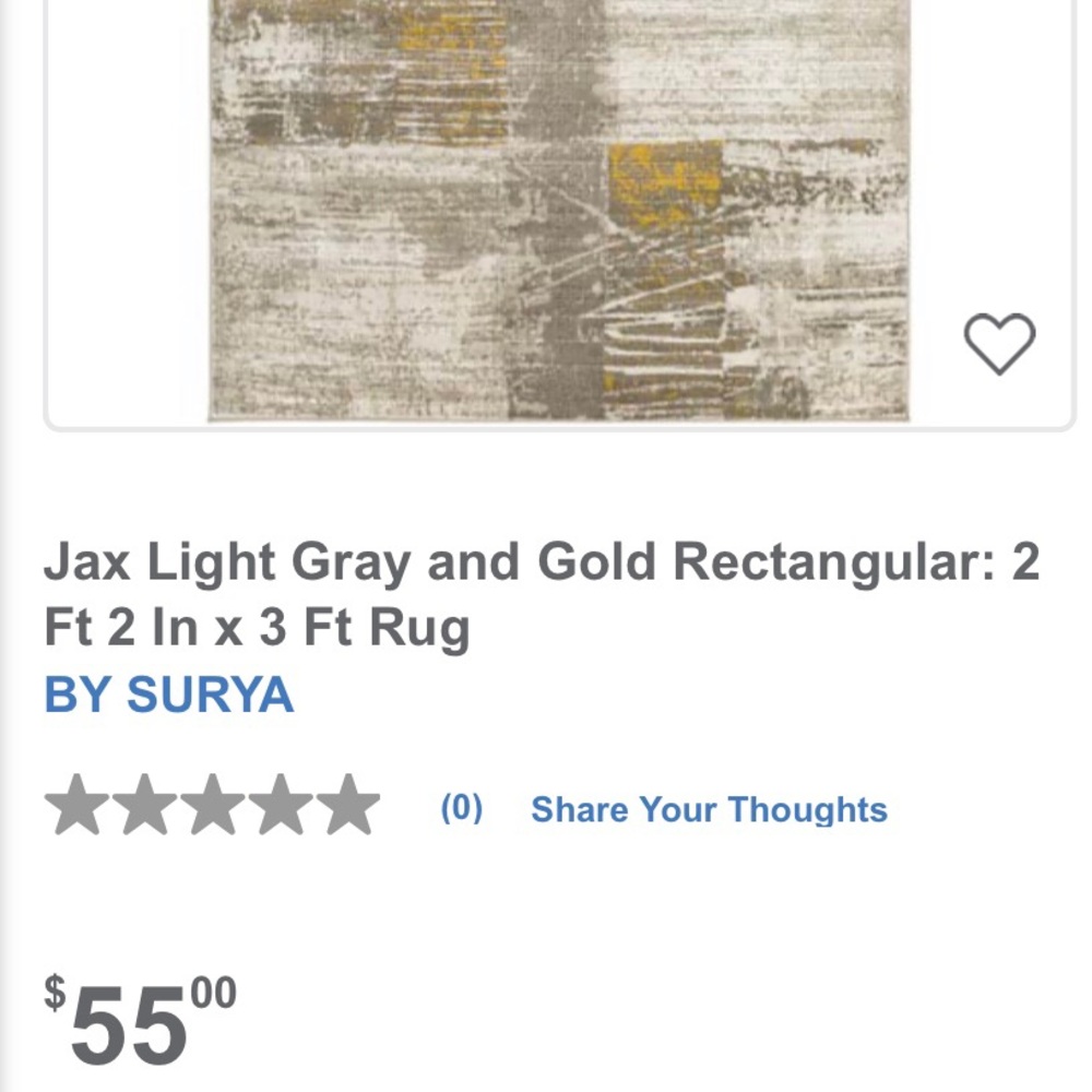 Two Rugs, never used.